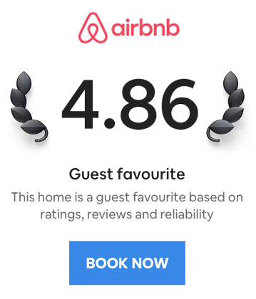 AirBnB Guest Favourite | 4.86 Rating |Book Now