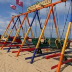 Kiddies Corner swing ride on Margate Beach